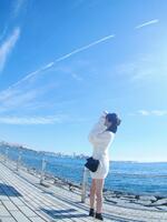 妃向 ゆうり（フォーナイン）の写メ日記「?? 晴天に引かれた、一本の「兆し」」 画像